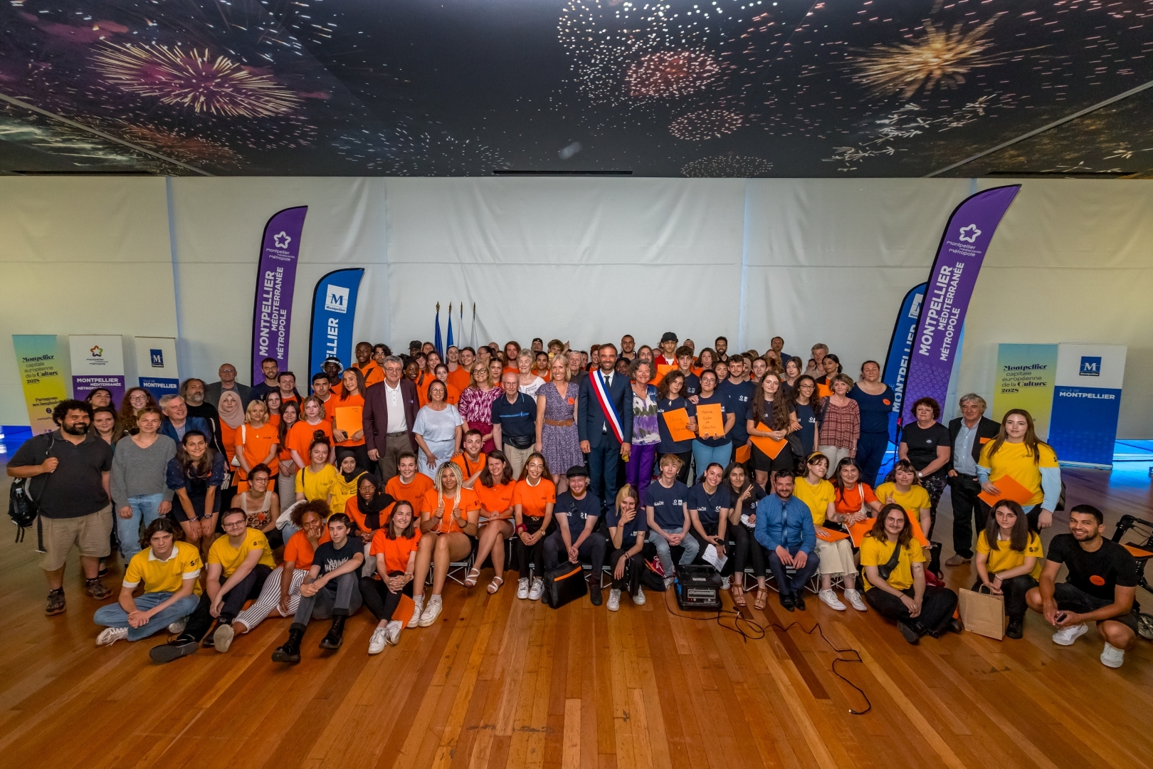 photos des 100 jeunes Services civiques