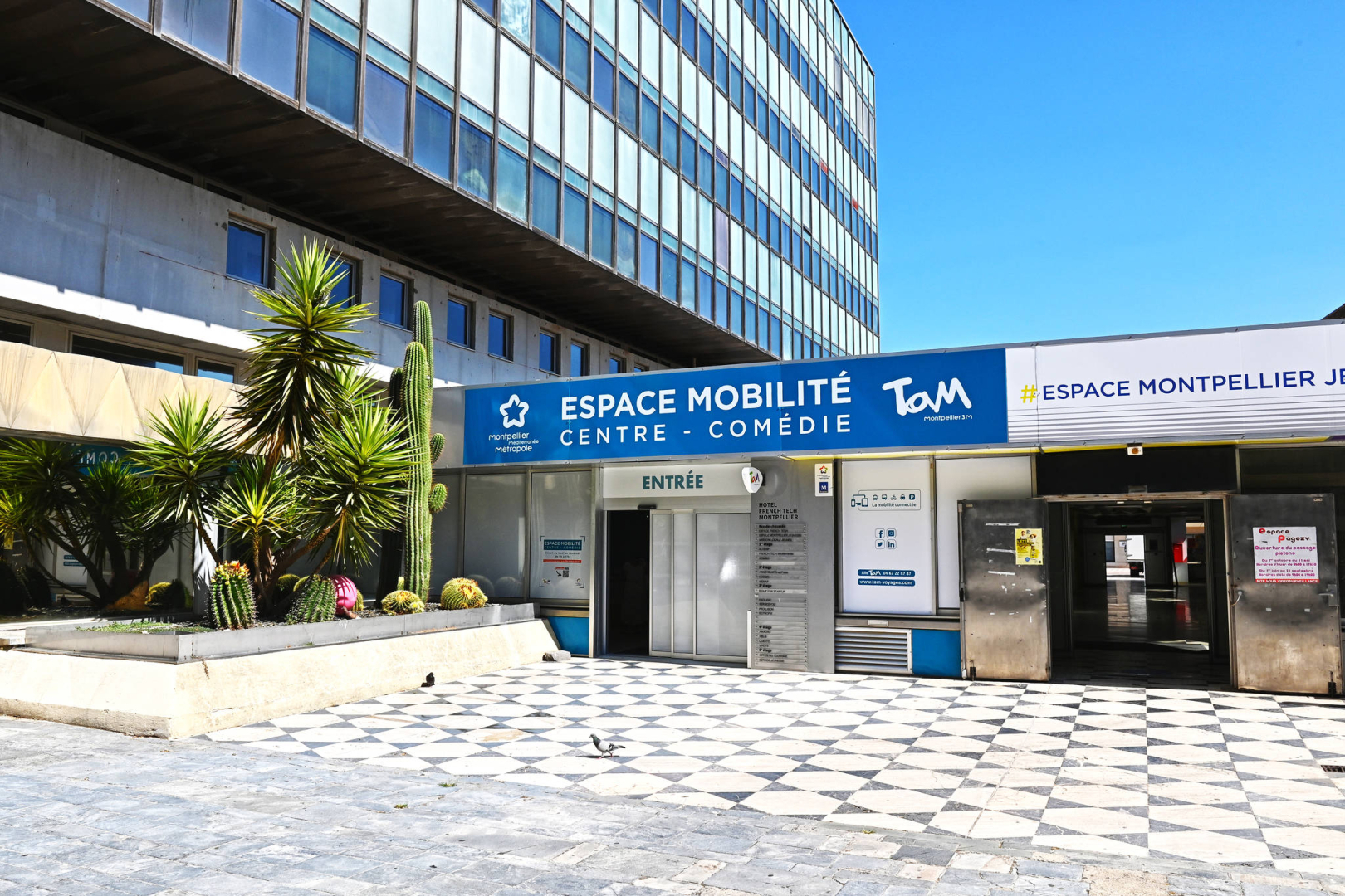 Façade du nouvel espace mobilité.