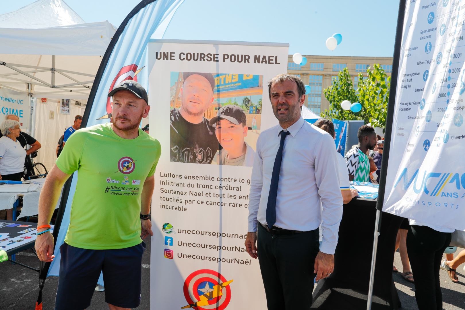 Une course pour Naël à l'Antigone des associations 2023