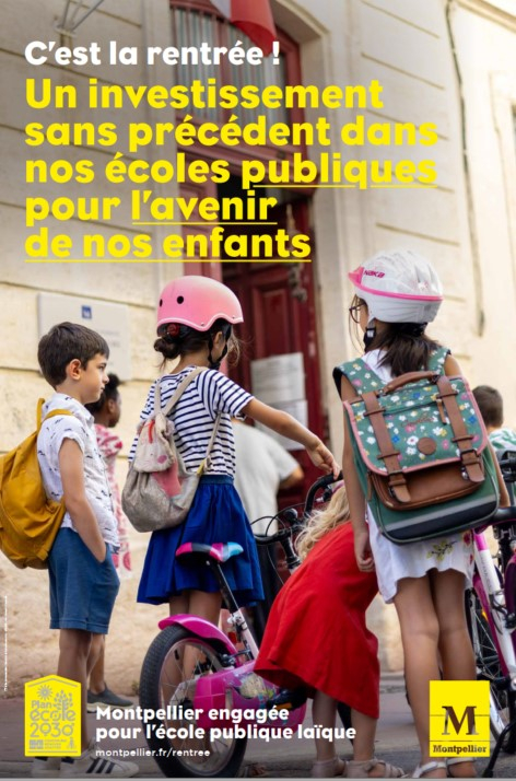 campagne de rentrée 2023 Ville de Montpellier 