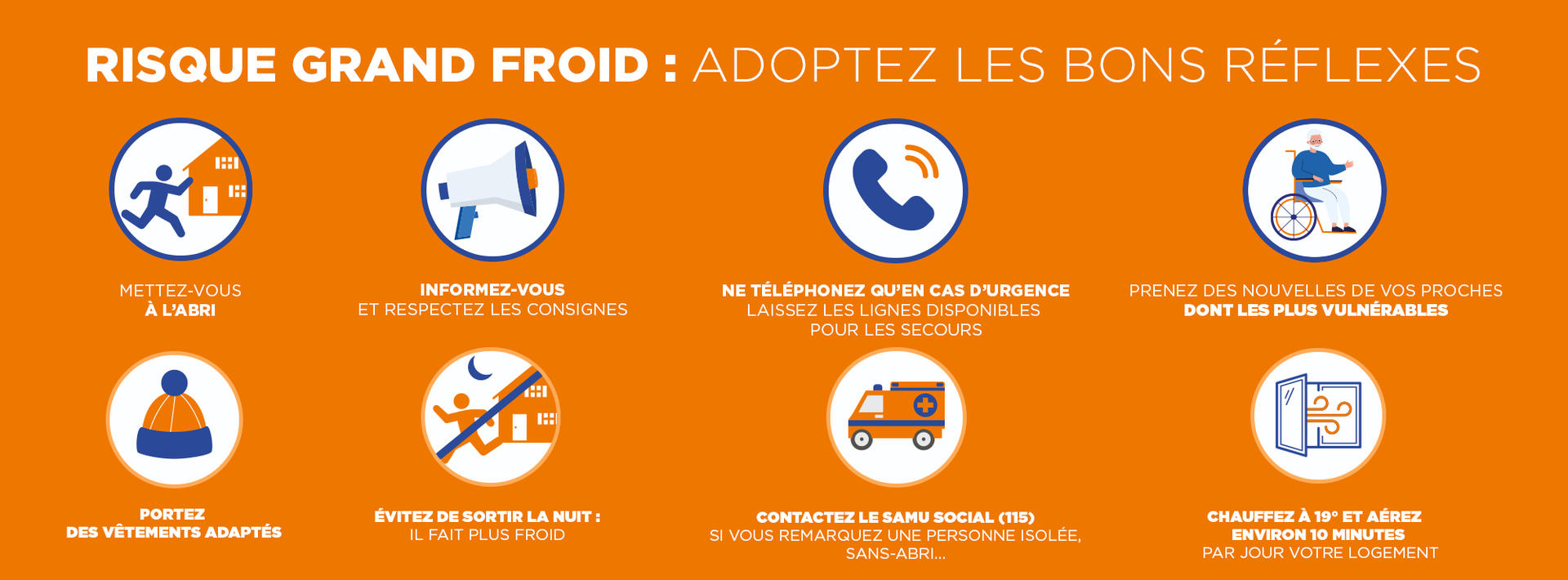 Signalétique grand froid