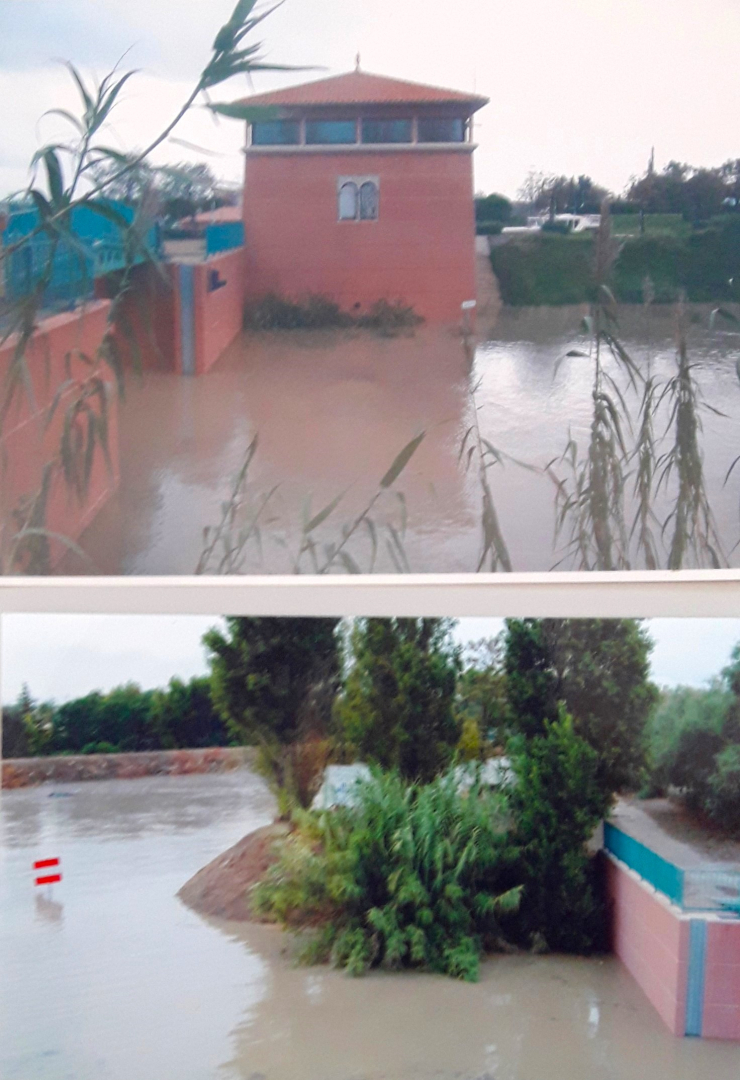 Images de la crue du Lez en décembre 2003