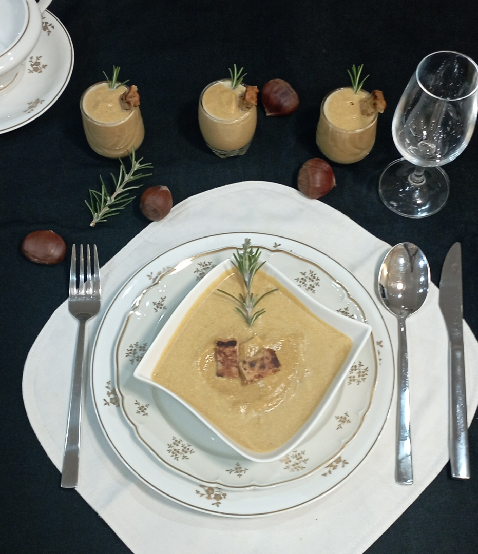 Velouté de butternut Chataignes 