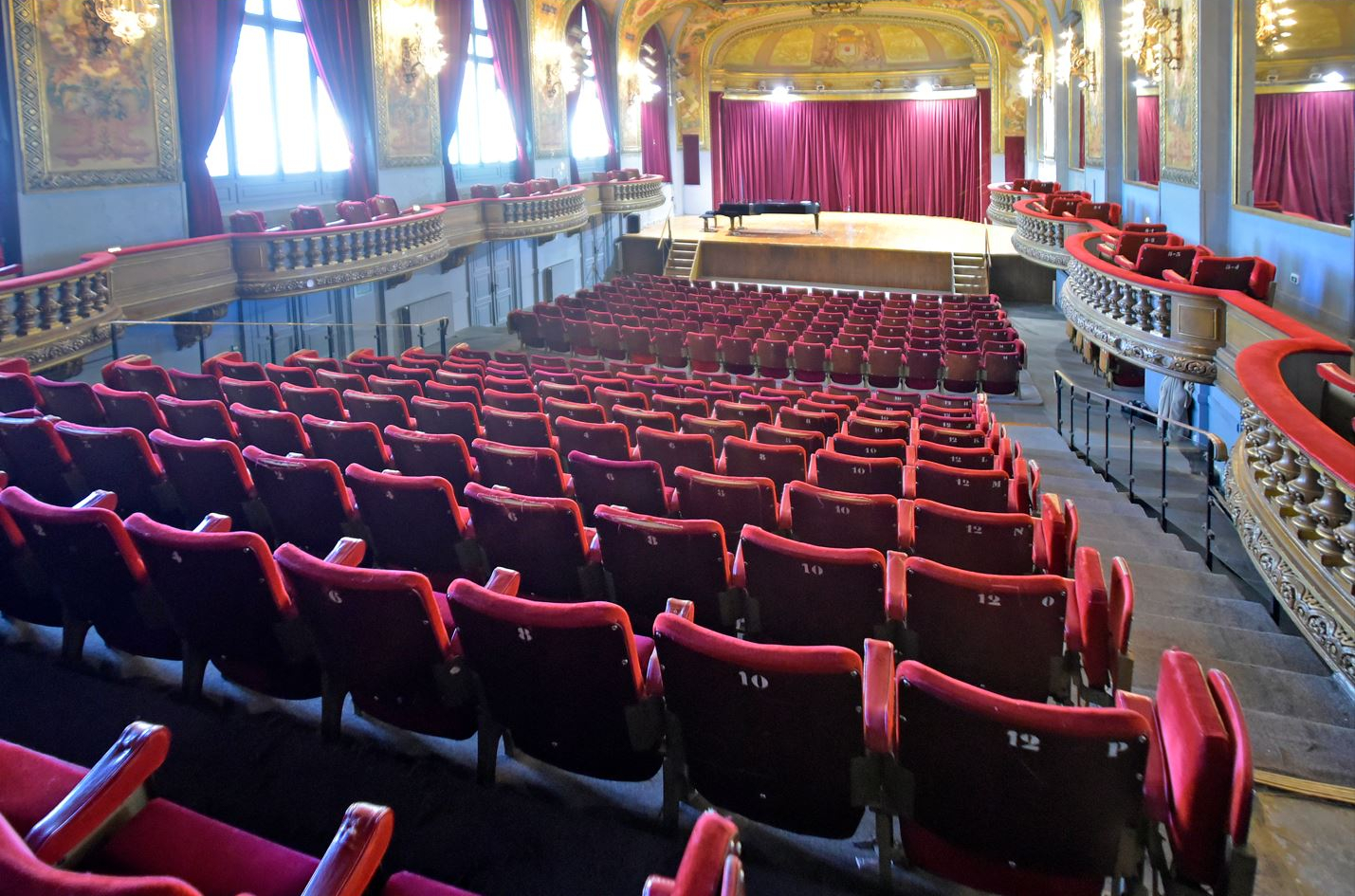 Vue de la salle des concerts, actuelle salle Molière