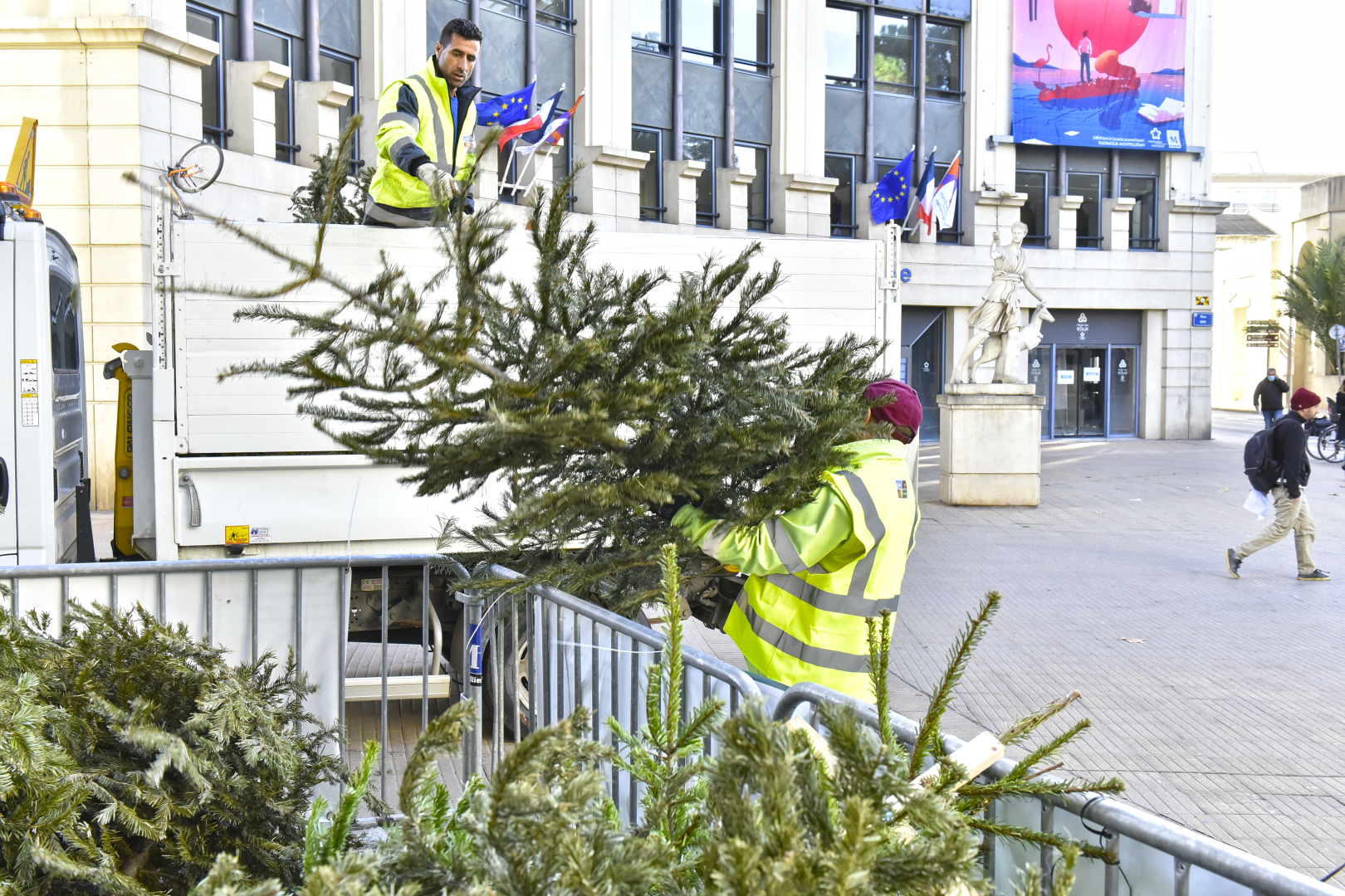 La collecte et le recyclage des sapins de Noël est reconduite en 2024