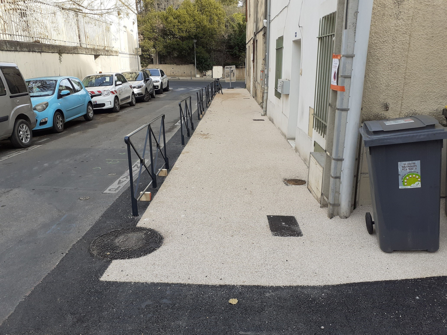 Nouvel aménagement piéton rue de l'Abbé de l'Épée