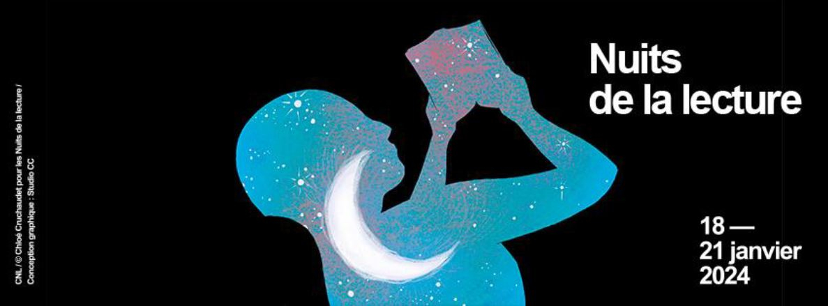 Visuel 2024 des Nuits de la Lecture