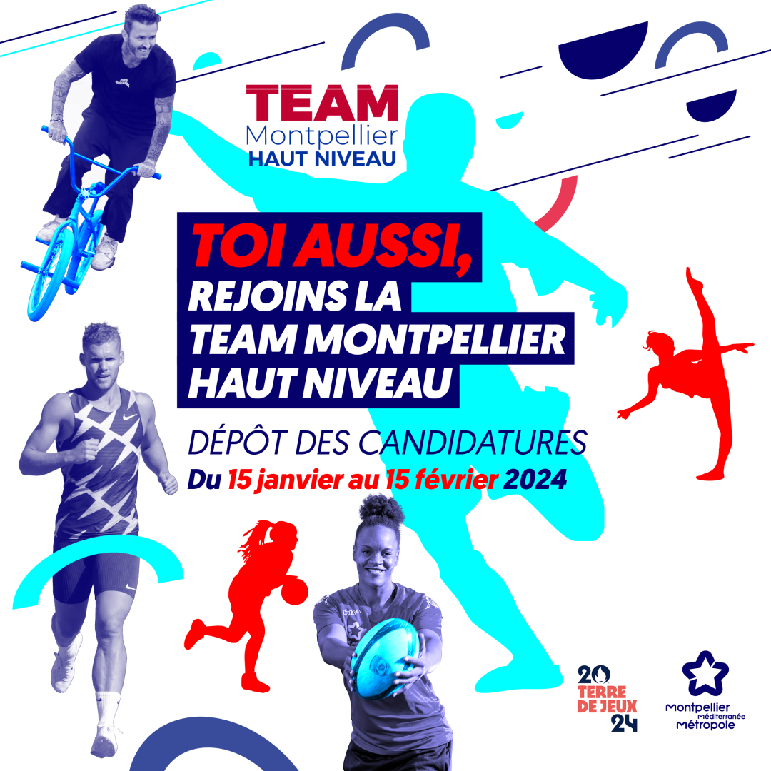 Affiche Team Montpellier haut niveau