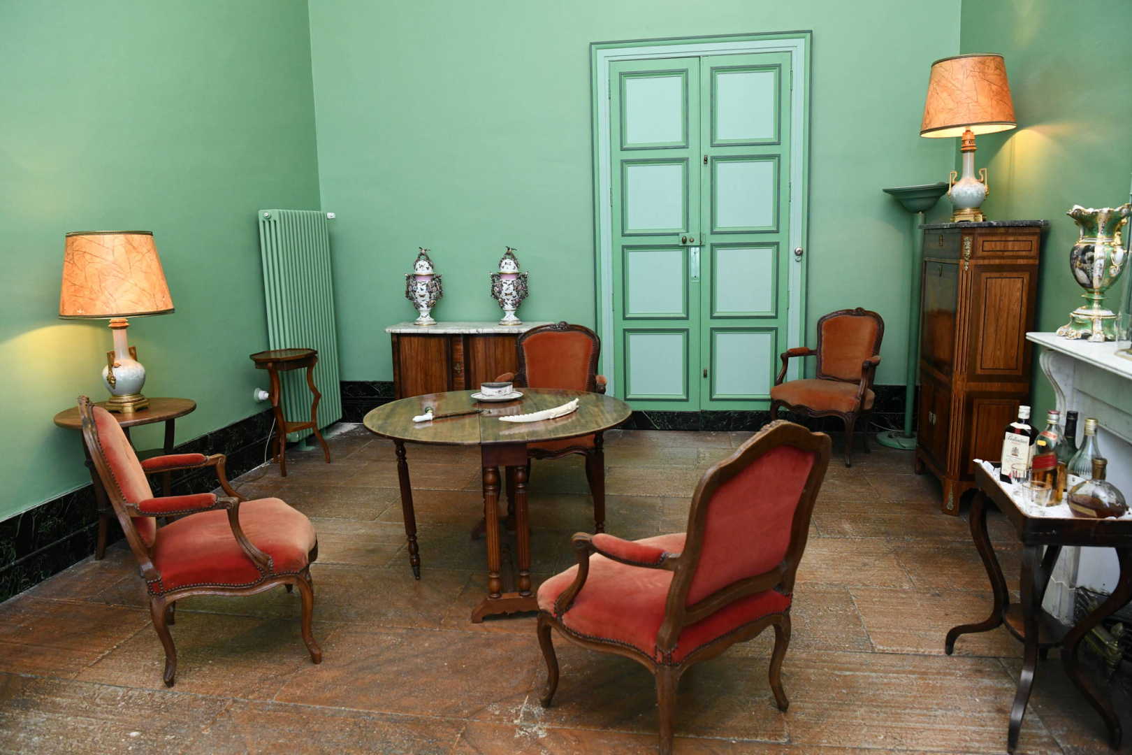 Bureau à l'intérieur du château