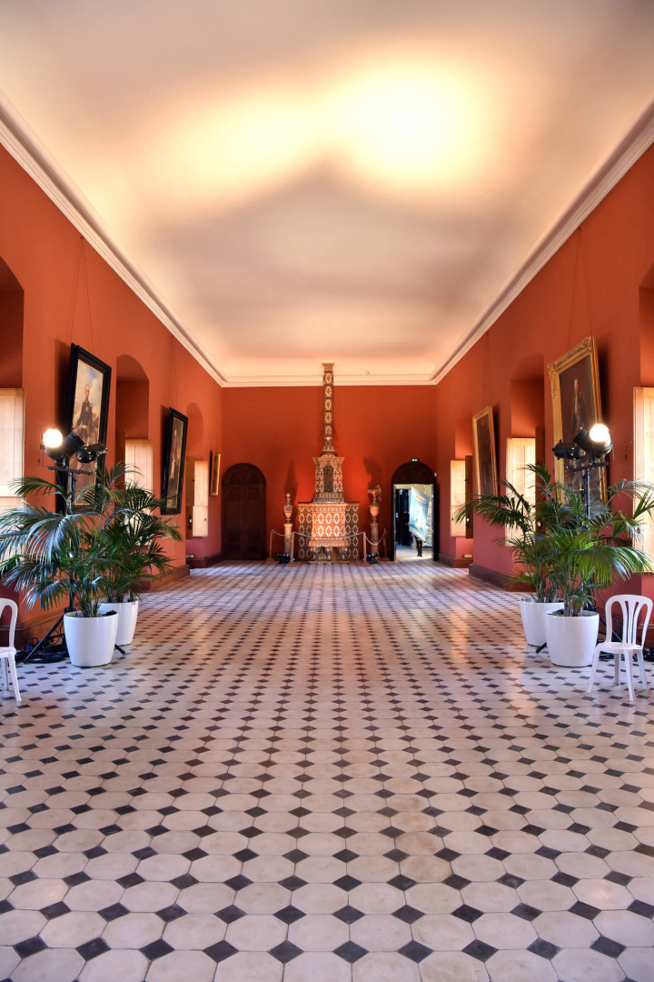 Salle à l'iintérieur du château