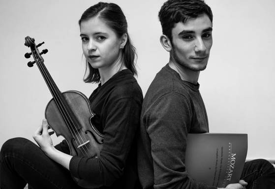 Clara Mesplé, violon et Cyril Van Ginneken, piano
