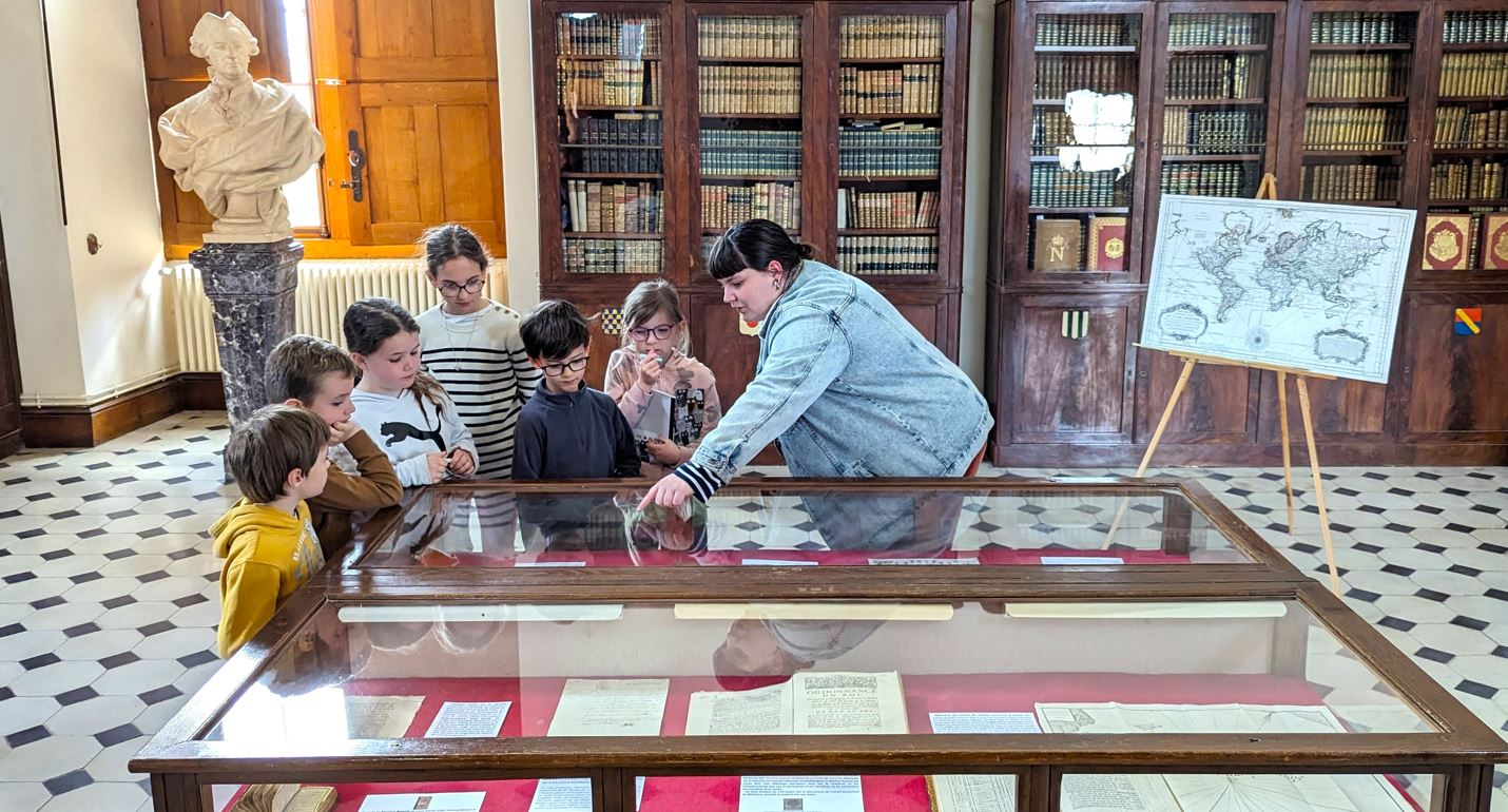 Visite familiale au château de Castries
