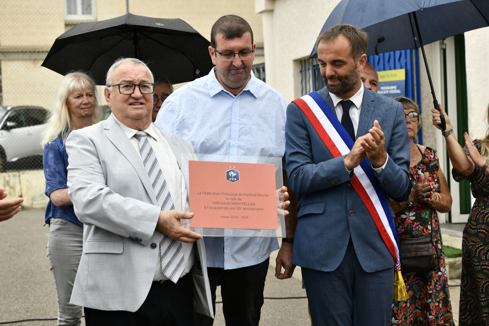 Remise du trophée de la fédération française de football