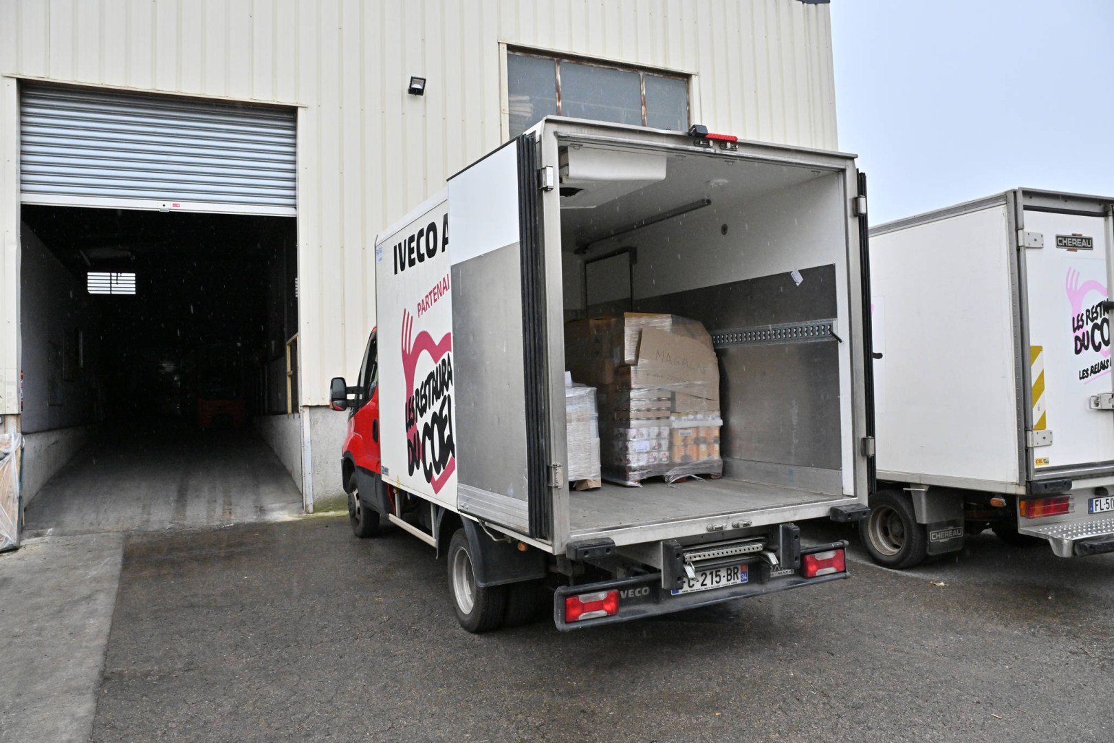 Camion des REstos du coeur