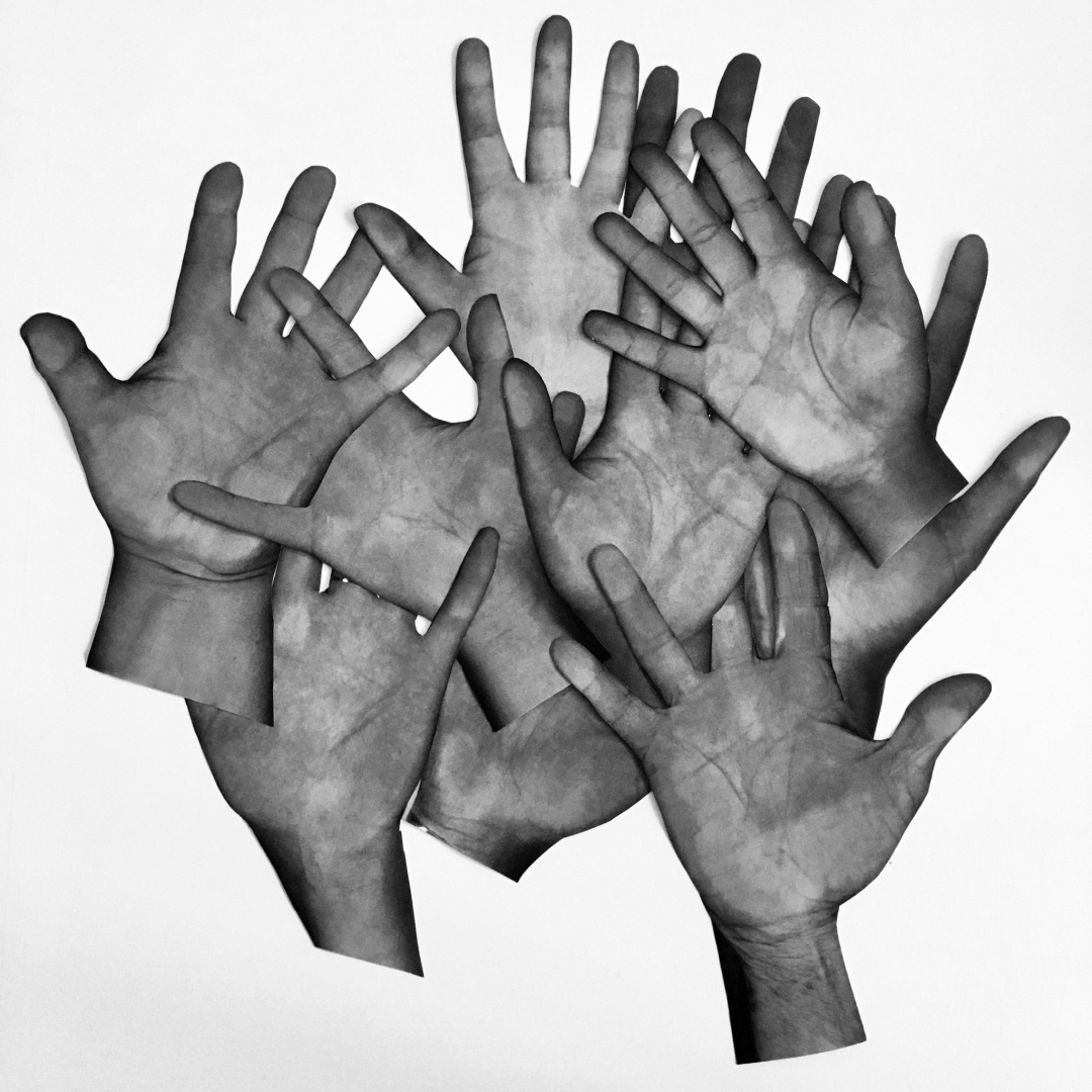 photocopies de mains