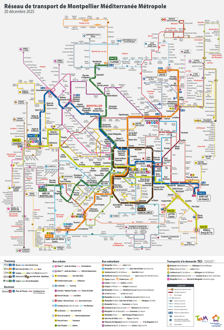 Carte du réseau