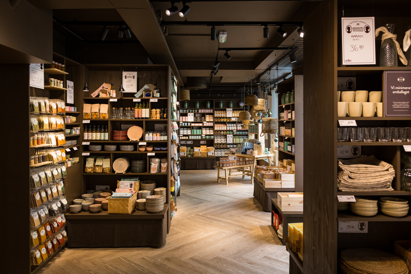 interieur d'un magasin 