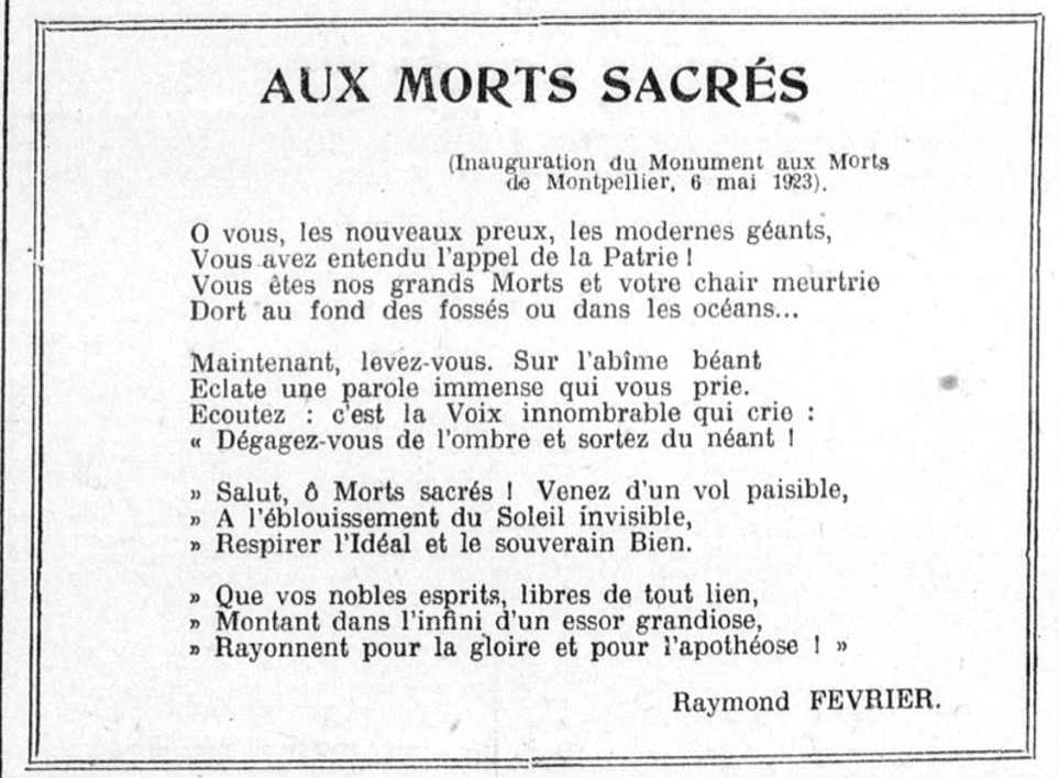 Poème de 1923
