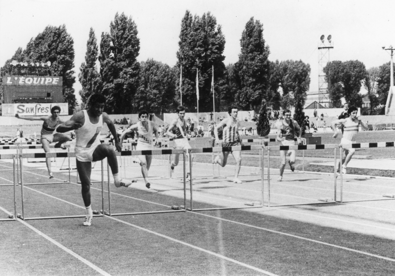 En pleine course