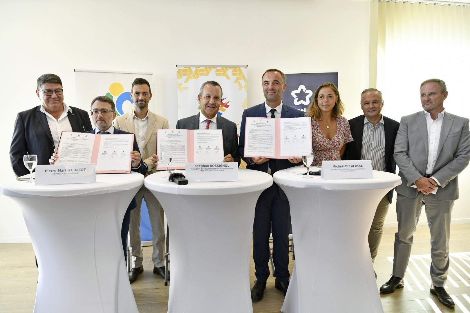 Signature du protocole d'intention au sujet de la desserte de l'aéroport