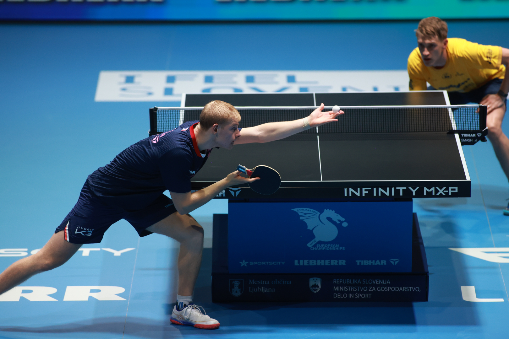 Félix Lebrun en finale des championnats d'Europe 2026