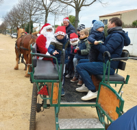 Calèche du Père Noël