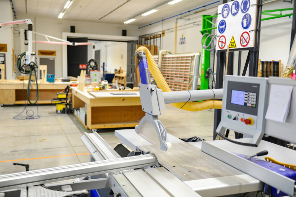 La menuiserie, 500m2 d'équipements