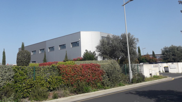 Les locaux de l'entreprise SCOP3, impasse John Locke à Pérols