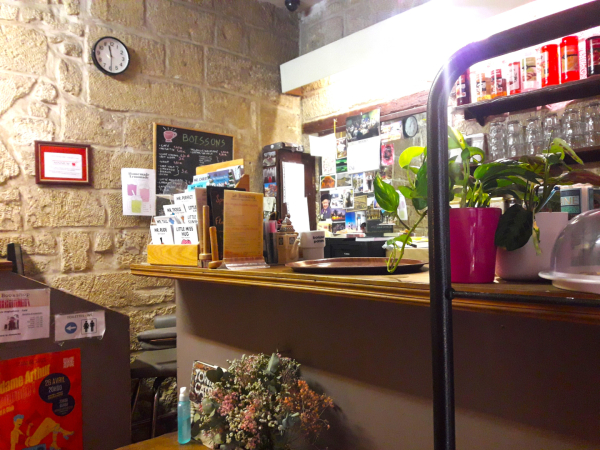 Le comptoir d'accueil