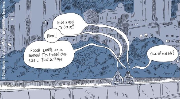 Affiche de l'exposition ville et BD.